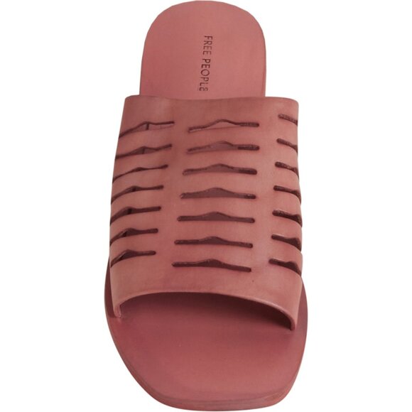 NEW Free People  Slice of Sun fine leathers Sandals in watermelon for women 3J2 - Picture 9 of 12
